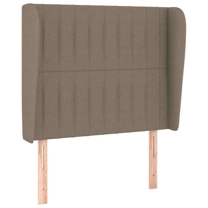 Giroletto a Molle con Materasso Tortora 100x200 cm in Tessuto