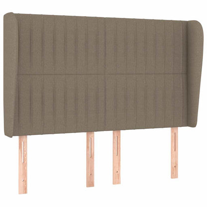 Giroletto a Molle con Materasso Tortora 140x190 cm in Tessuto