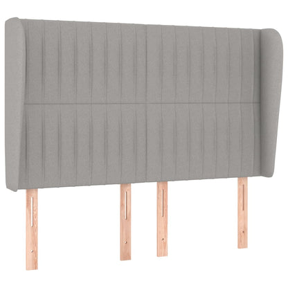 Giroletto a Molle con Materasso Grigio Chiaro 140x200cm Tessuto | homemem39