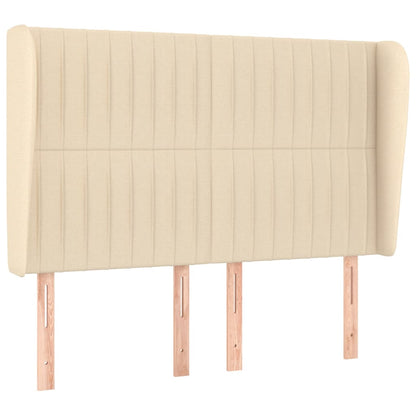 Giroletto a Molle con Materasso Crema 140x200 cm in Tessuto | homemem39