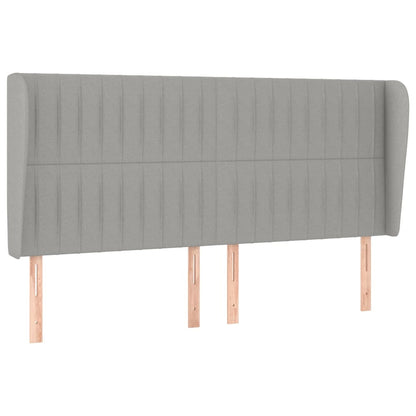 Giroletto a Molle con Materasso Grigio Chiaro160x200 cm Tessuto | homemem39