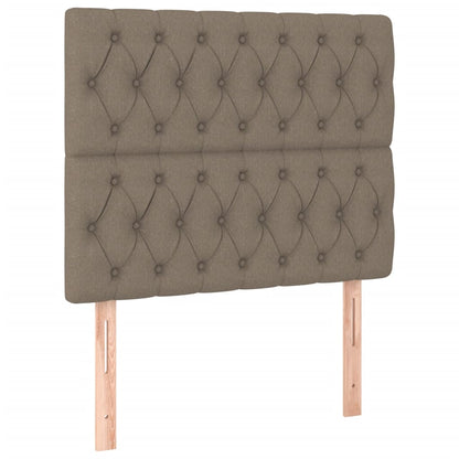 Giroletto a Molle con Materasso Tortora 100x200 cm in Tessuto | homemem39