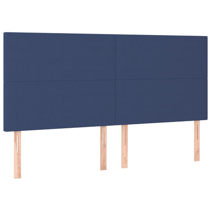 Giroletto a Molle con Materasso Blu 180x200 cm in Tessuto | homemem39