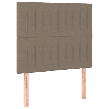 Giroletto a Molle con Materasso Tortora 90x190 cm in Tessuto | homemem39