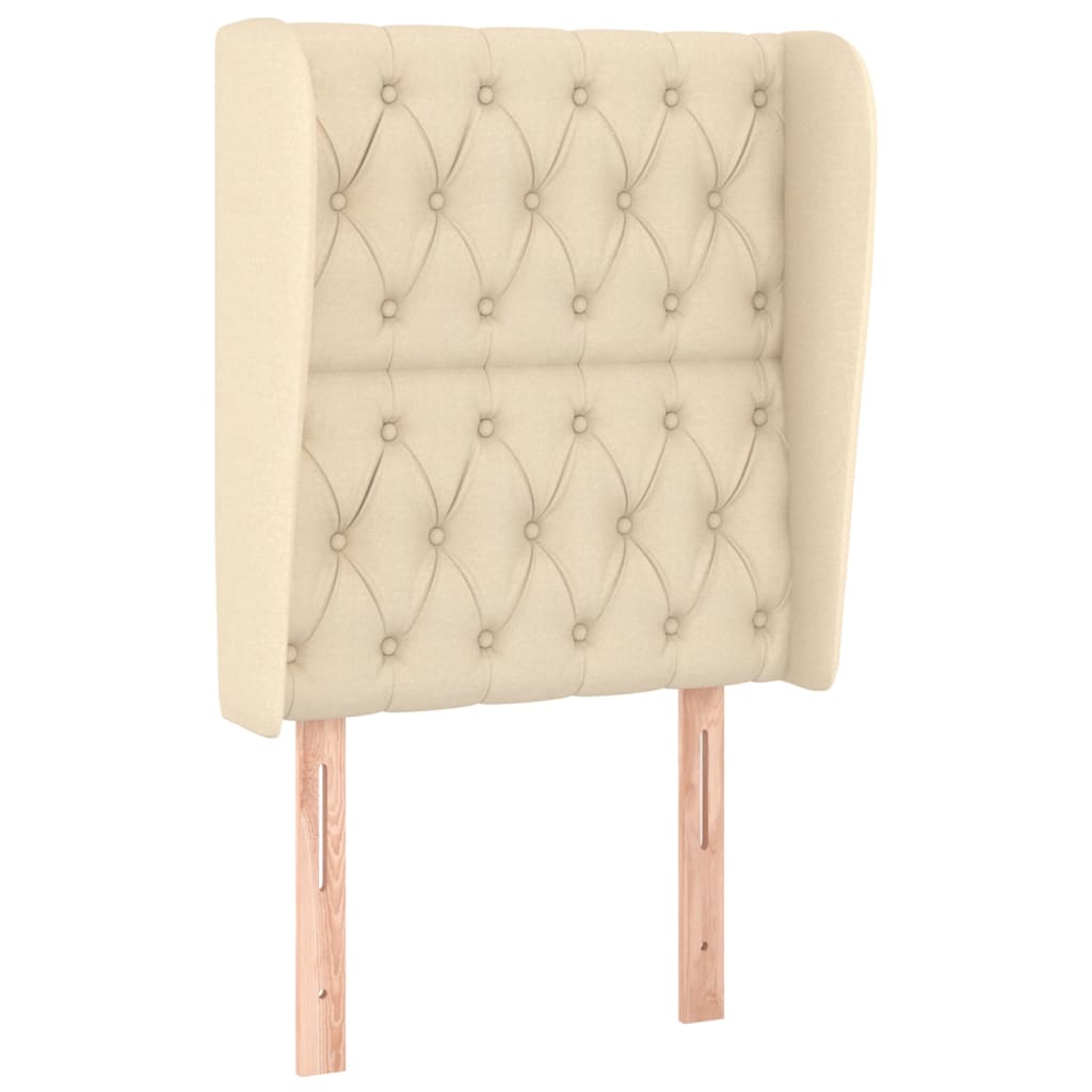 Giroletto a Molle con Materasso Crema 80x200 cm inTessuto | homemem39