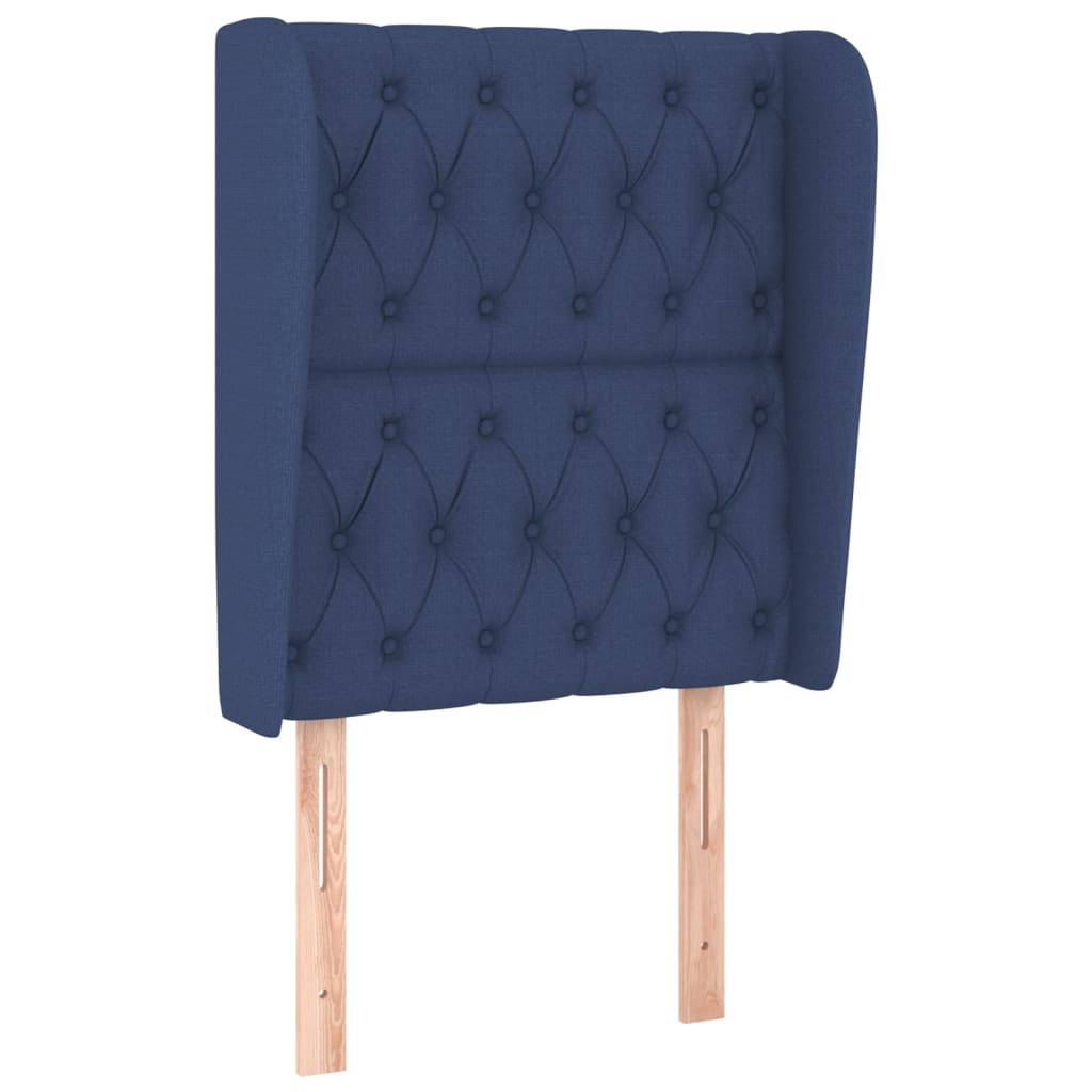 Giroletto a Molle con Materasso Blu 80x200 cm inTessuto | homemem39