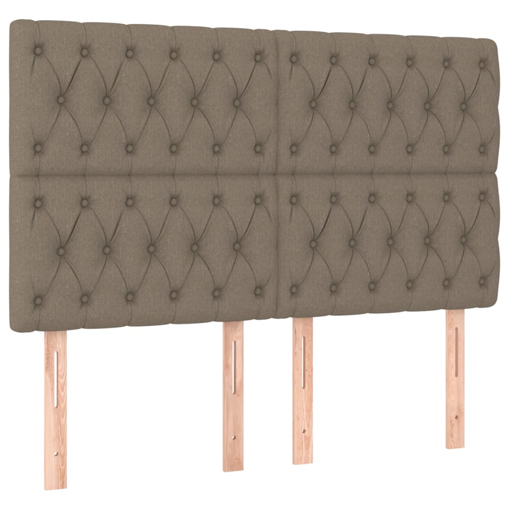 Giroletto a Molle con Materasso Tortora 140x200 cm in Tessuto | homemem39