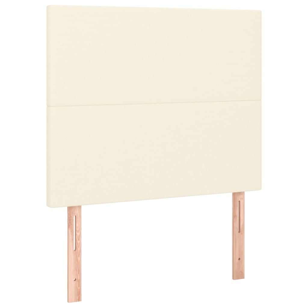 Giroletto a Molle con Materasso Crema 90x190 cm in Similpelle | homemem39