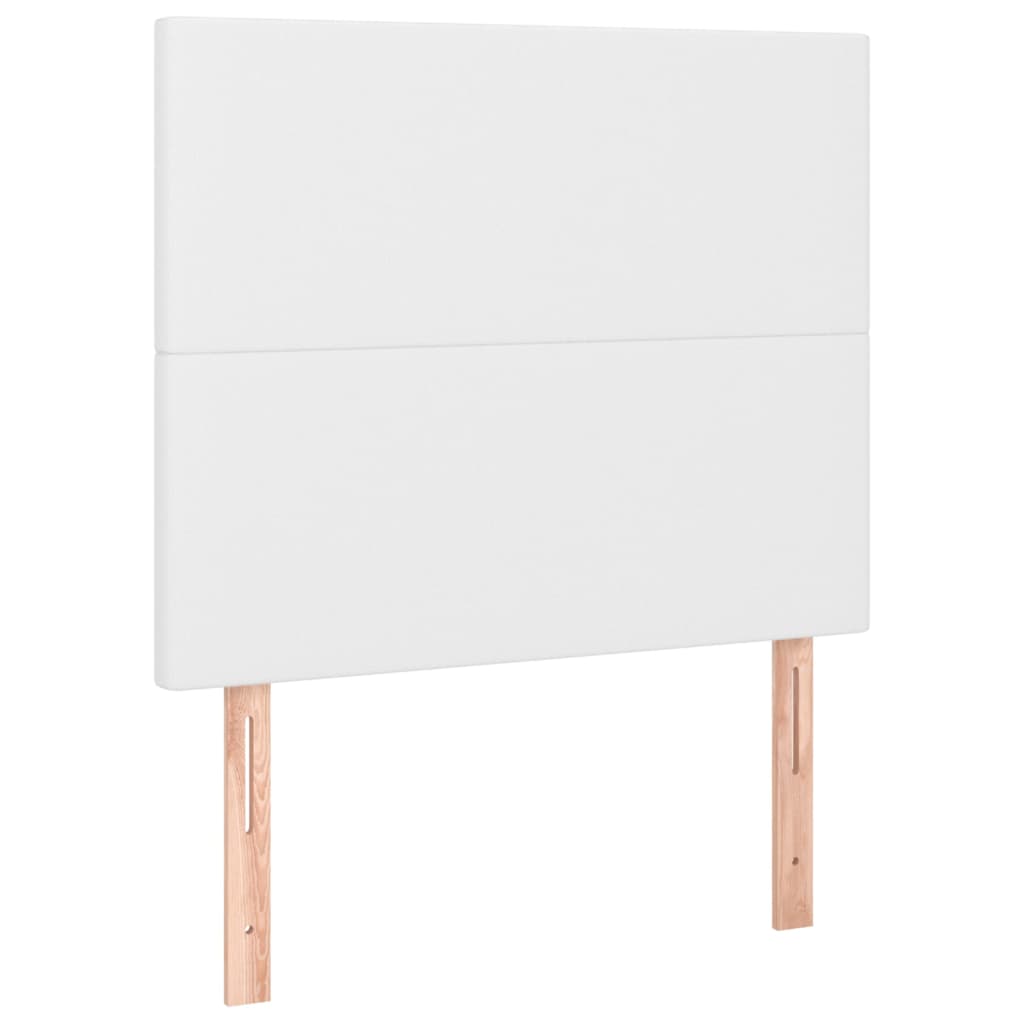 Giroletto a Molle con Materasso Bianco 100x200 cm in Similpelle | homemem39