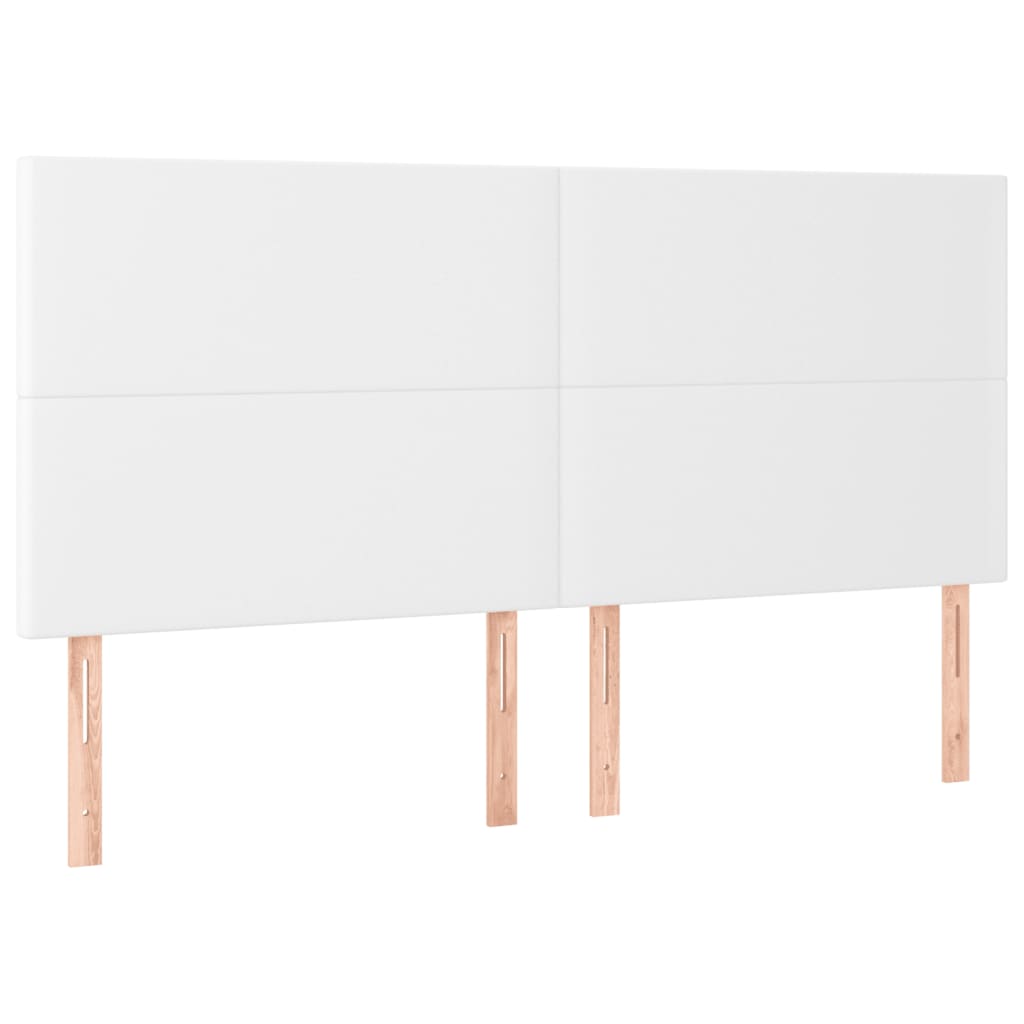 Giroletto a Molle con Materasso Bianco 160x200 cm in Similpelle | homemem39