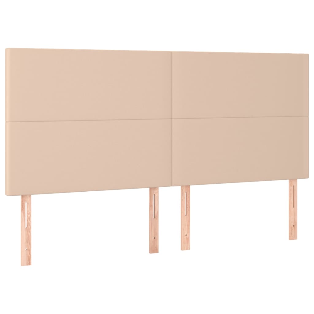 Giroletto a Molle con Materasso Cappuccino 200x200cm Similpelle | homemem39