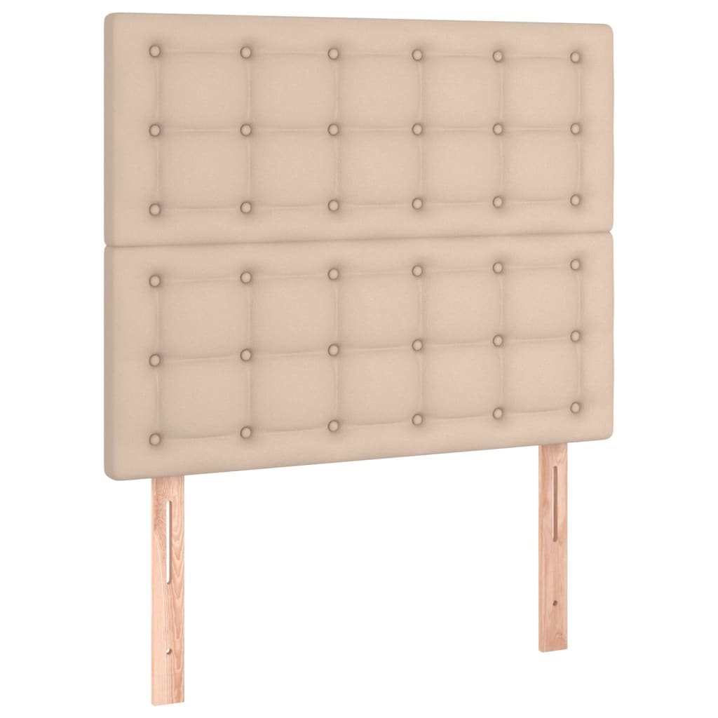 Giroletto a Molle con Materasso Cappuccino 80x200 cm Similpelle | homemem39