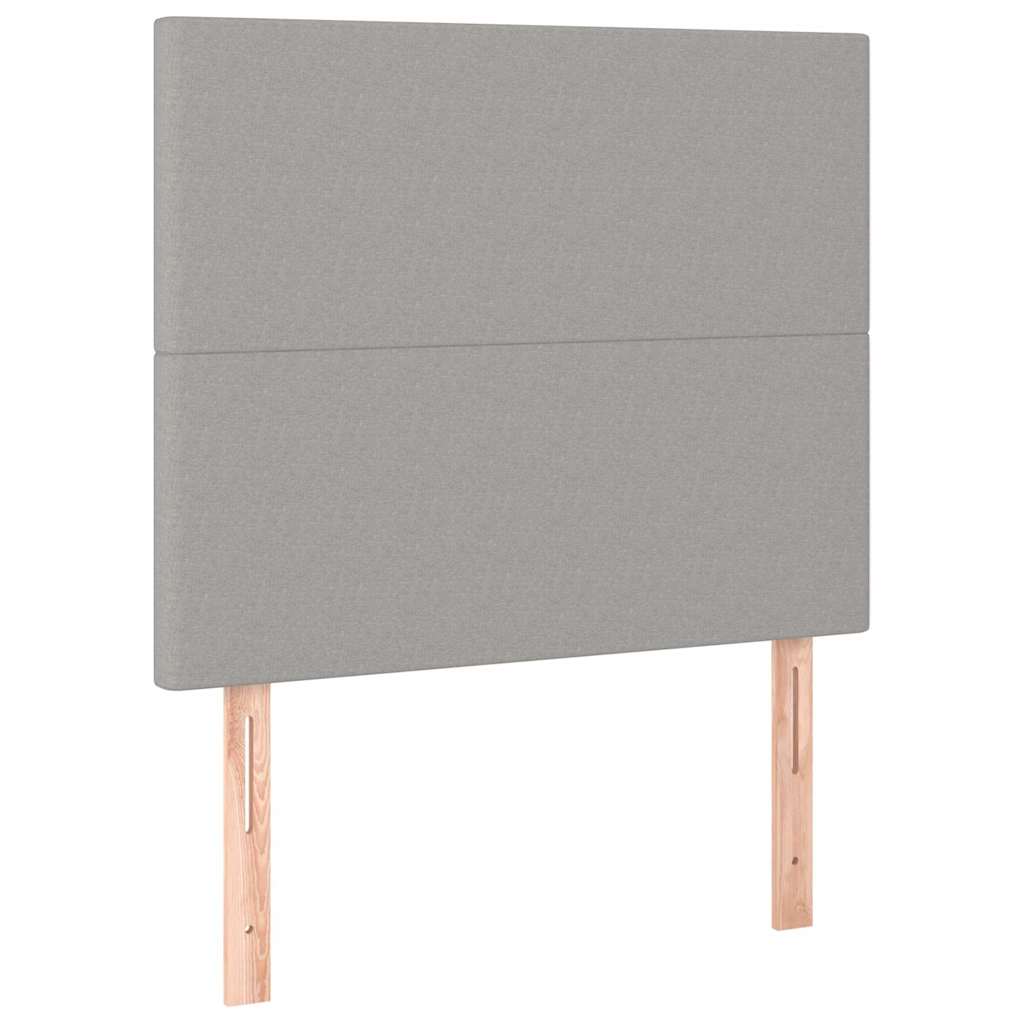 Giroletto senza Materasso Grigio Chiaro 80x200 cm Tessuto