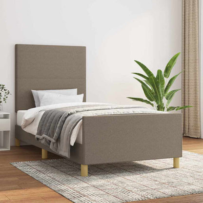 Giroletto senza Materasso Tortora 90x190 cm Tessuto