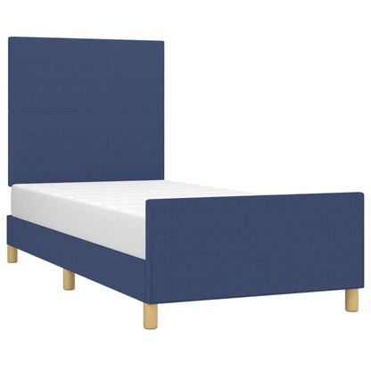 Giroletto senza Materasso Blu 90x190 cm in Tessuto - homemem39