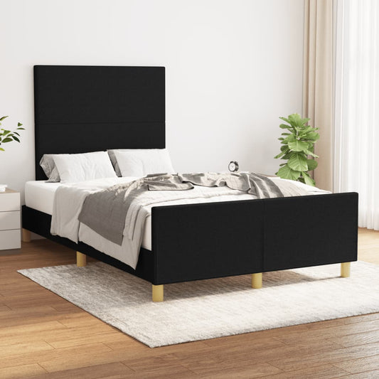 Giroletto senza Materasso Nero 120x200 cm Tessuto - homemem39