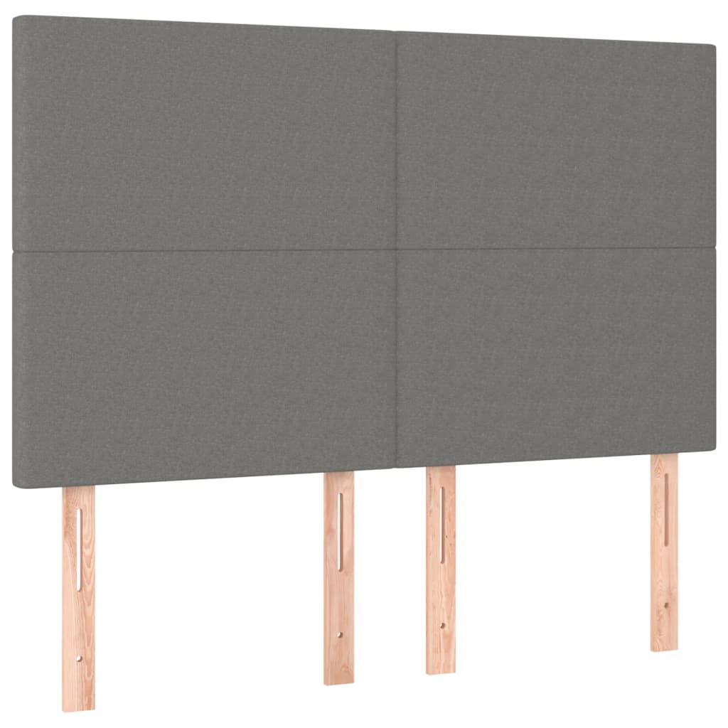 Giroletto senza Materasso Grigio Scuro 140x190 cm Tessuto | homemem39
