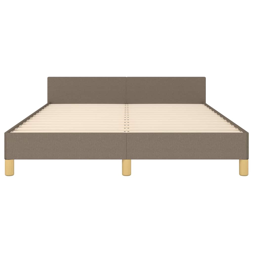 Giroletto senza Materasso Tortora 140x190 cm in Tessuto