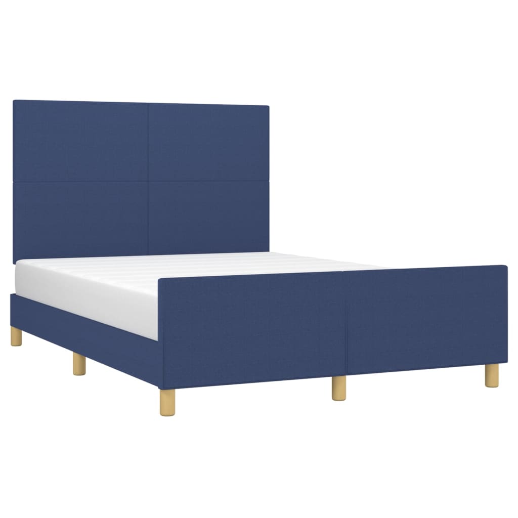 Giroletto senza Materasso Blu 140x190 cm in Tessuto - homemem39