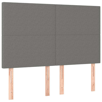 Giroletto senza Materasso Grigio Scuro 140x200 cm Tessuto