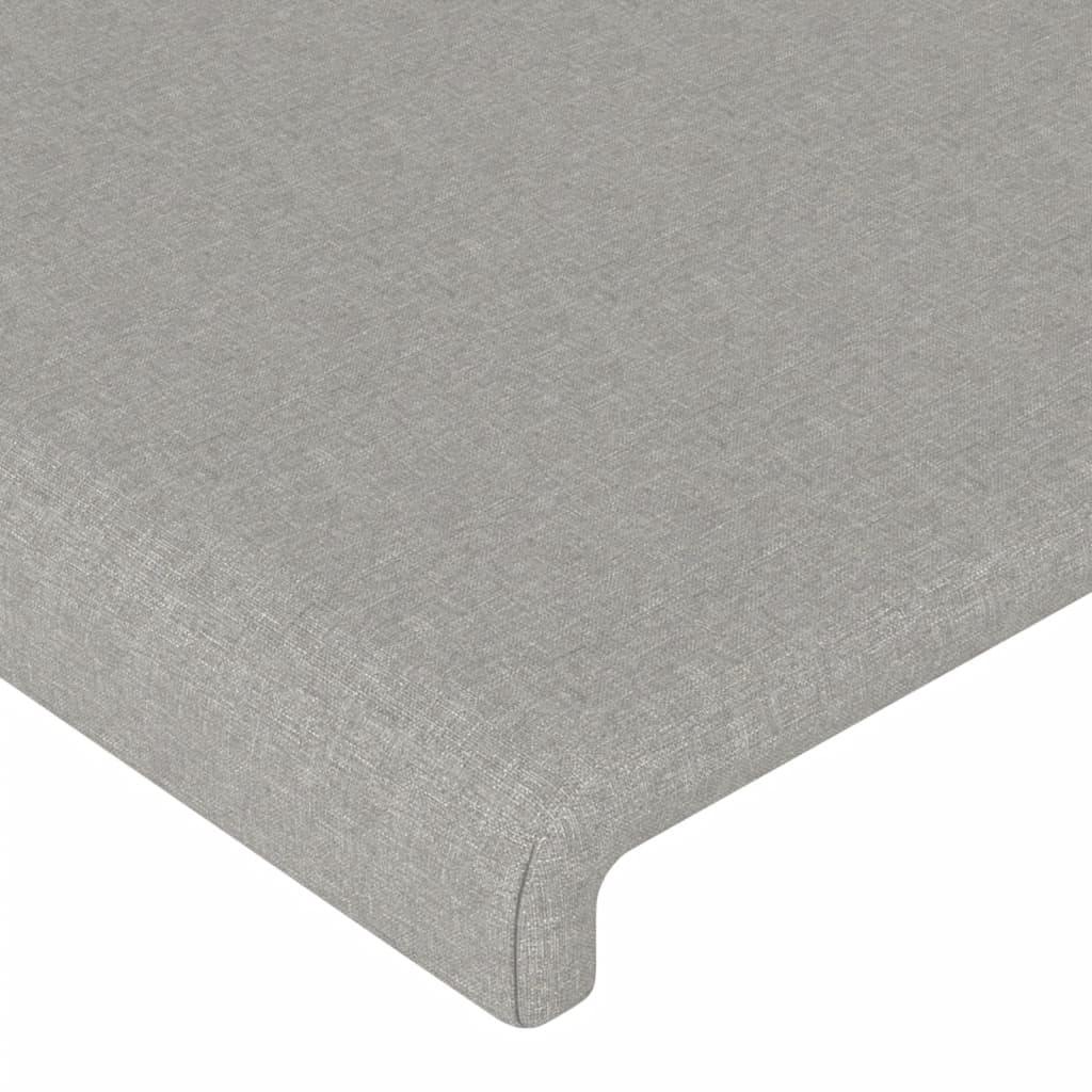Giroletto senza Materasso Grigio Chiaro 160x200 cm Tessuto - homemem39