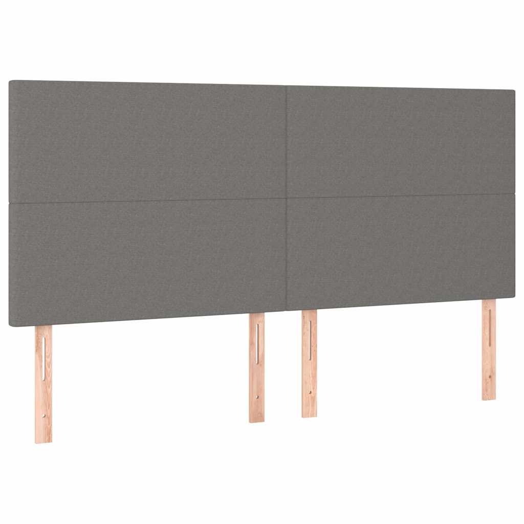 Giroletto senza Materasso Grigio Scuro 180x200 cm Tessuto