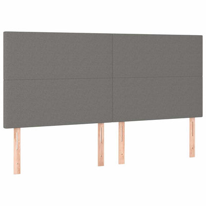 Giroletto senza Materasso Grigio Scuro 180x200 cm Tessuto
