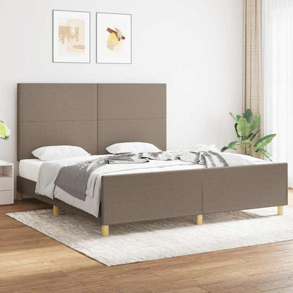 Giroletto senza Materasso Tortora 180x200 cm in Tessuto
