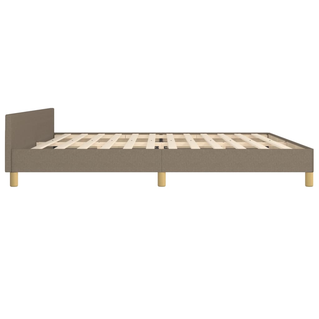 Giroletto senza Materasso Tortora 200x200 cm in Tessuto | homemem39