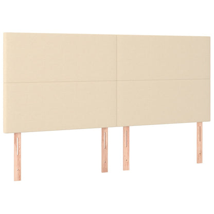 Giroletto senza Materasso Crema 200x200 cm in Tessuto
