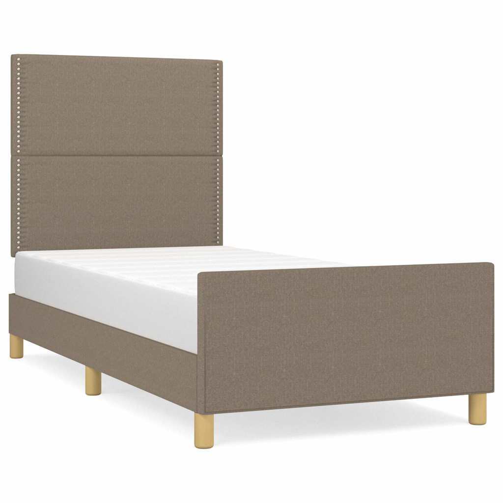 Giroletto senza Materasso Tortora 90x190 cm Tessuto