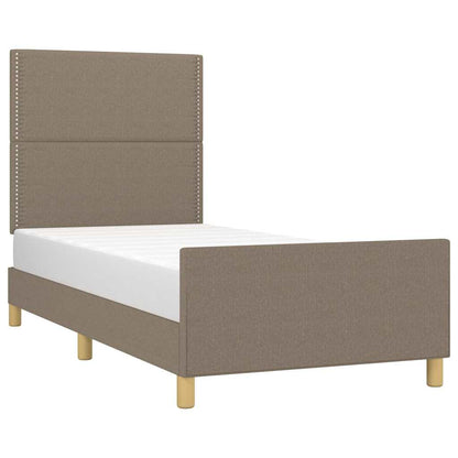 Giroletto senza Materasso Tortora 90x200 cm Tessuto