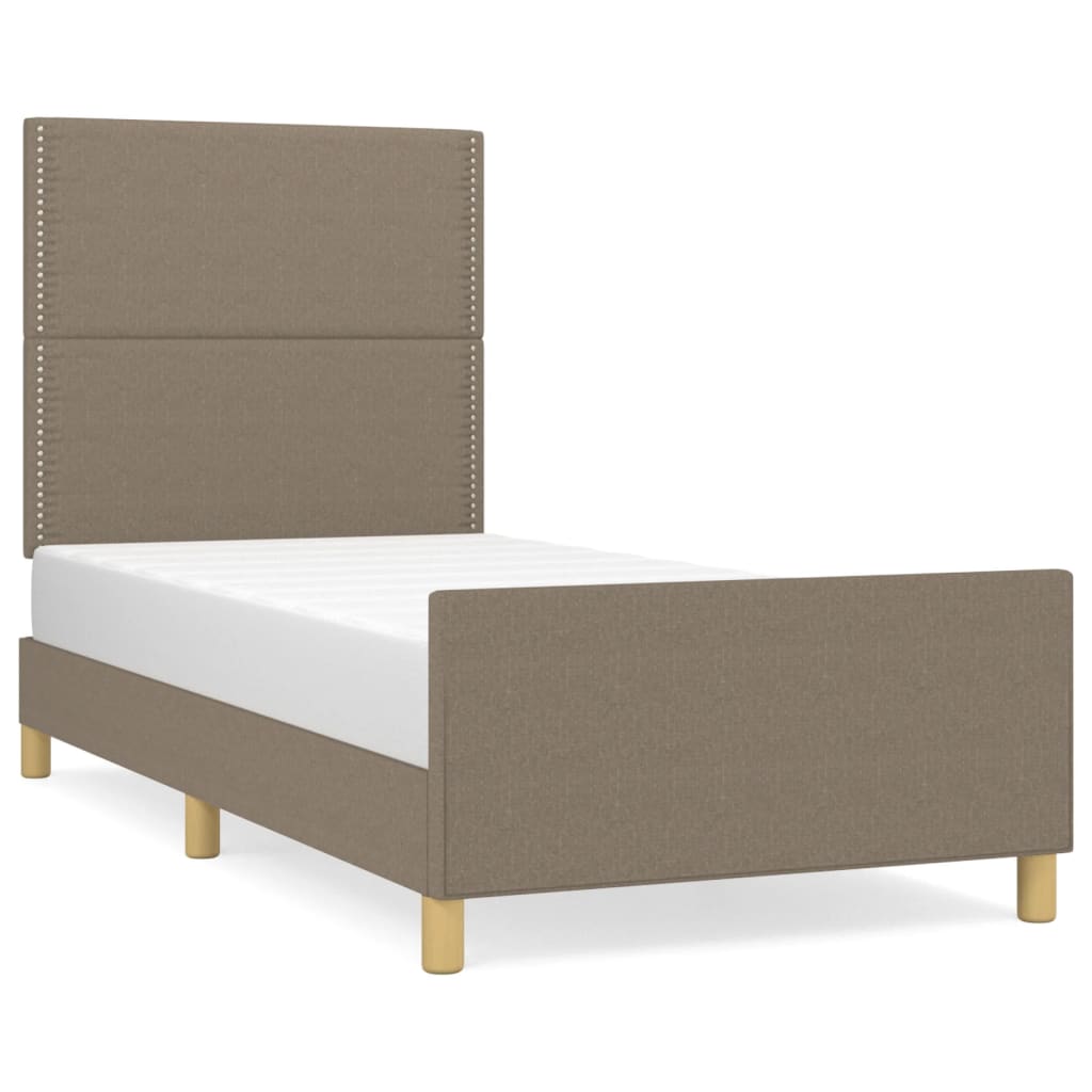 Giroletto senza Materasso Tortora 100x200 cm in Tessuto | homemem39