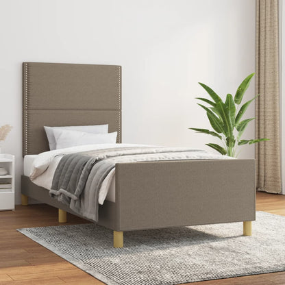 Giroletto senza Materasso Tortora 100x200 cm in Tessuto | homemem39