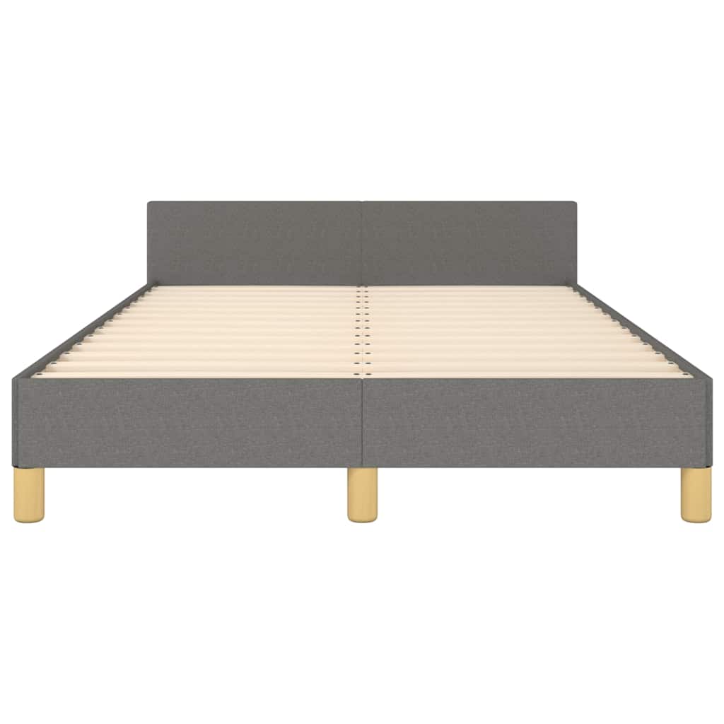 Giroletto senza Materasso Grigio Scuro 120x200 cm Tessuto