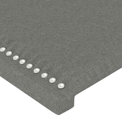 Giroletto senza Materasso Grigio Scuro 120x200 cm Tessuto