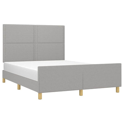 Giroletto senza Materasso Grigio Chiaro 140x200 cm Tessuto