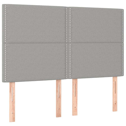 Giroletto senza Materasso Grigio Chiaro 140x200 cm Tessuto
