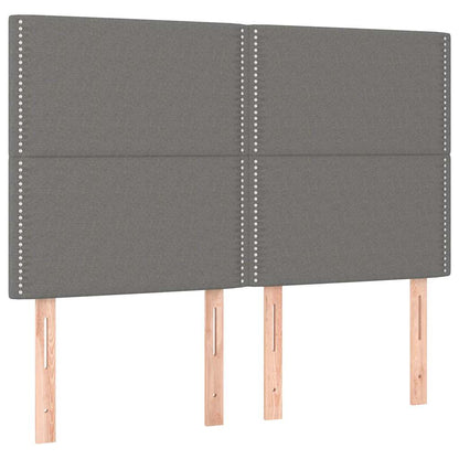 Giroletto senza Materasso Grigio Scuro 140x200 cm Tessuto