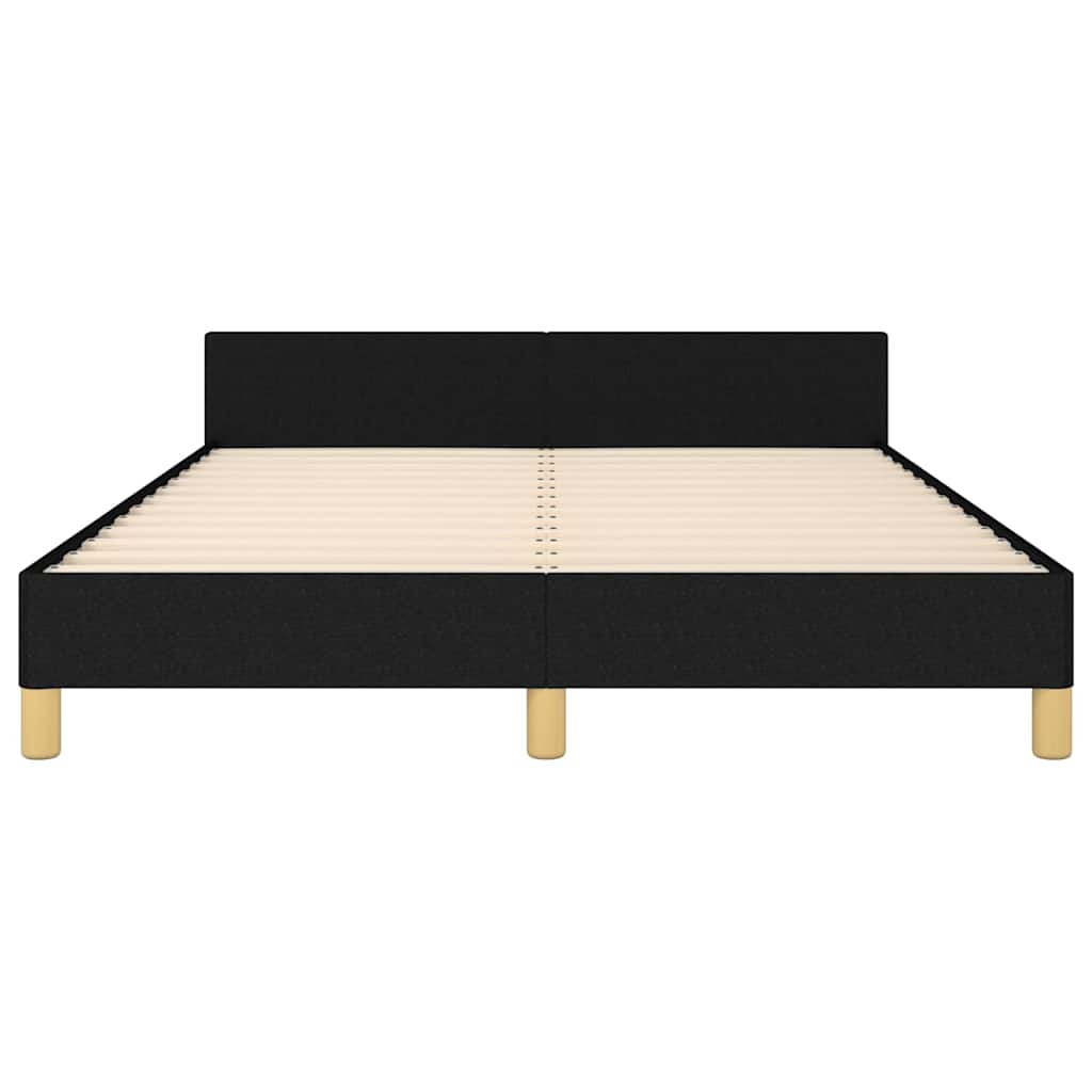 Giroletto senza Materasso Nero 140x200 cm in Tessuto | homemem39