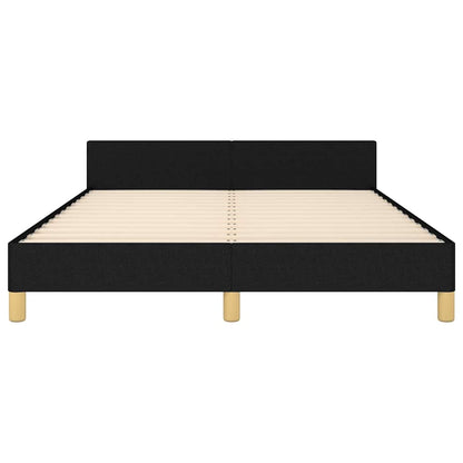 Giroletto senza Materasso Nero 140x200 cm in Tessuto | homemem39