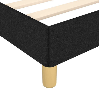 Giroletto senza Materasso Nero 140x200 cm in Tessuto | homemem39