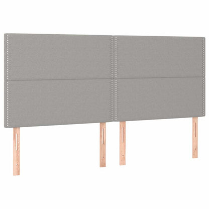 Giroletto senza Materasso Grigio Chiaro 180x200 cm Tessuto