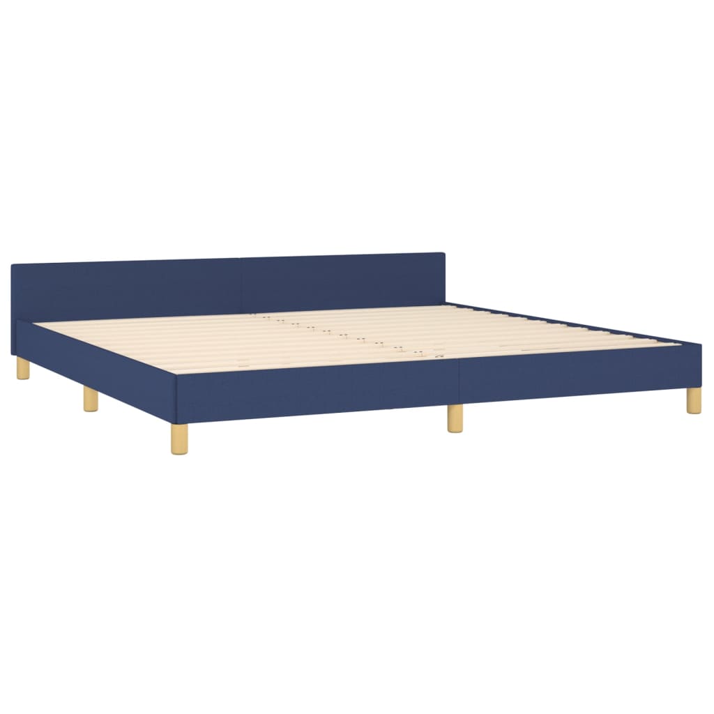 Giroletto senza Materasso Blu 200x200 cm in Tessuto | homemem39
