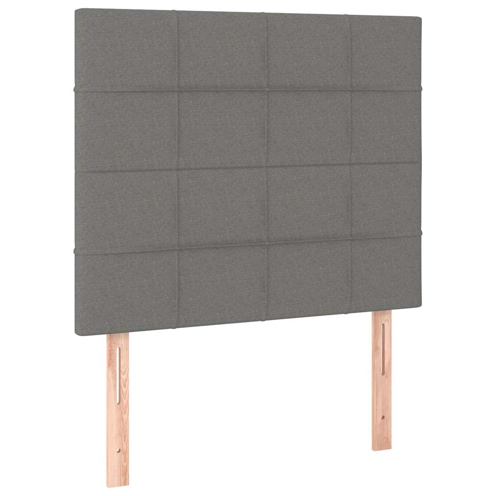 Giroletto senza Materasso Grigio Scuro 90x190 cm Tessuto