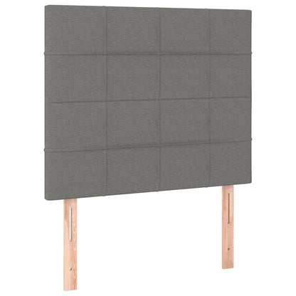 Giroletto senza Materasso Grigio Scuro 90x190 cm Tessuto