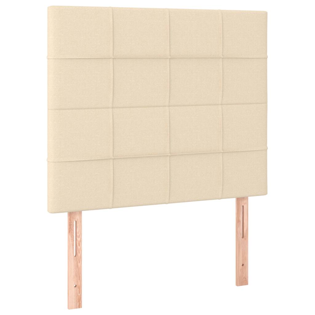 Giroletto senza Materasso Crema 90x190 cm in Tessuto