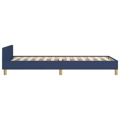 Giroletto senza Materasso Blu 90x190 cm in Tessuto