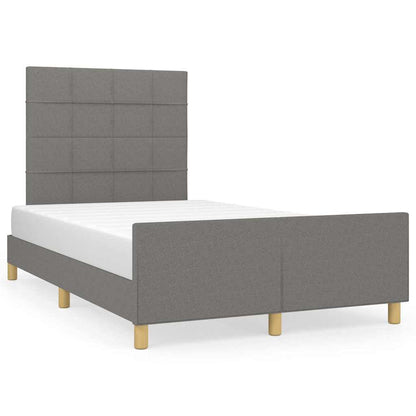 Giroletto senza Materasso Grigio Scuro 120x200 cm Tessuto