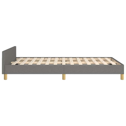 Giroletto senza Materasso Grigio Scuro 120x200 cm Tessuto